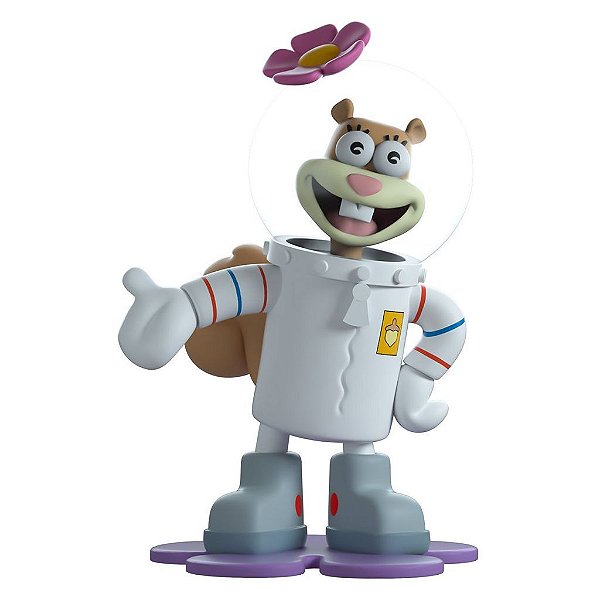 Figure Colecionável Youtooz Bob Esponja Sandy Bochechas 10-12 cm Vinil Numerada Edição Limitada