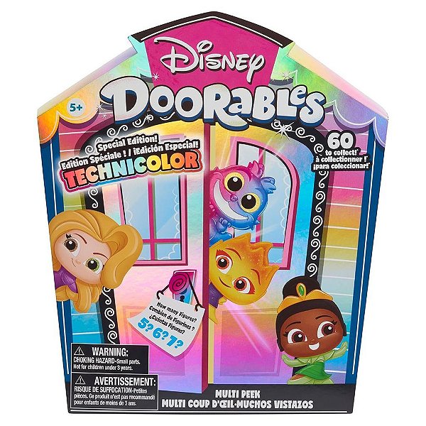 Figure Just Play Disney Doorables Multi Peek Blind Box Colecionável 4 cm Oficial Licenciada Disney