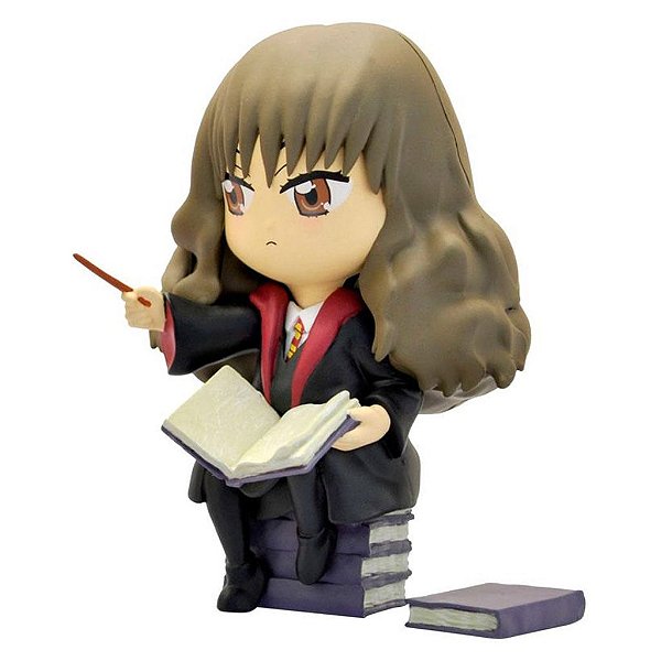 Figure Plastoy Harry Potter Hermione Granger Estudando um Feitiço 13,5 cm Pintada à Mão Colecionável