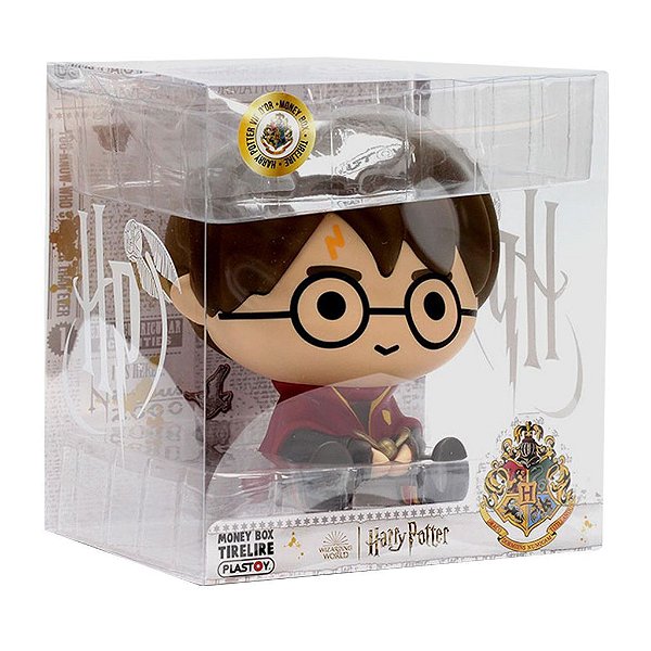 Cofre Colecionável Plastoy Harry Potter com o Pomo de Ouro 20 cm Pintado à Mão Oficial Licenciada