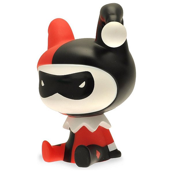 Cofre Chibi Plastoy DC Comics Arlequina 15 cm Pintado à Mão Colecionável Oficial Licenciada