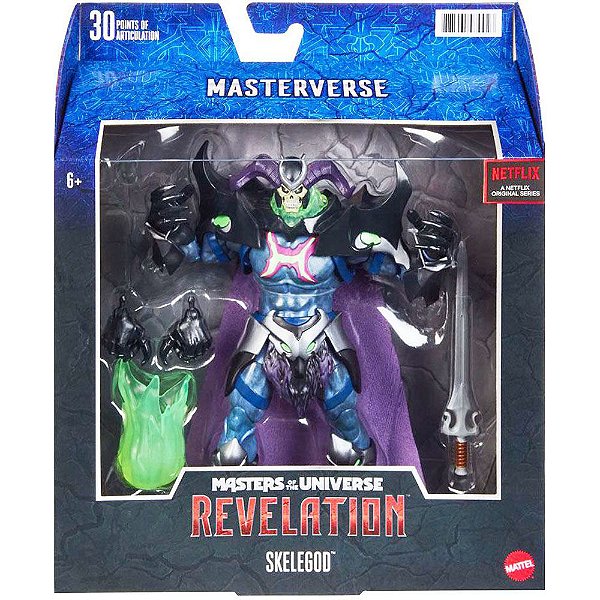 Action Figure Mattel Masters of the Universe Revelation Skelegod 23 cm Masterverse