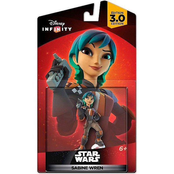 Figure Disney Infinity 3.0 Star Wars Sabine Wren Original Toys-to-Life Descontinuada