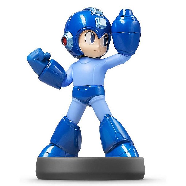 Figure Amiibo Nintendo Mega Man Capcom com Chip NFC Original Lacrada Colecionável