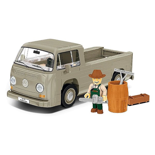Blocos de Montar COBI VW Pritschenwagen 151 Peças Ref 24618 Original Polônia ABS