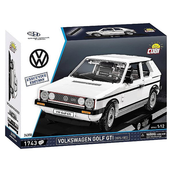 Blocos de Montar COBI VW Golf GTI Executive Edition 1.743 Peças Ref 24358 Original Polônia ABS