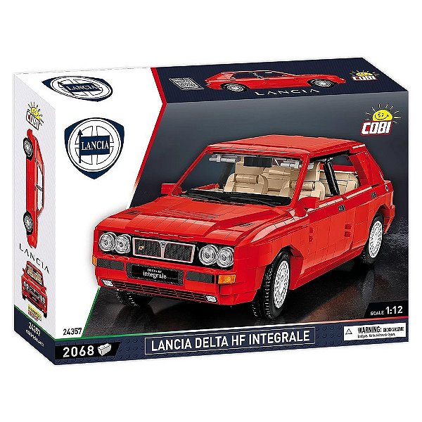 Blocos de Montar COBI Lancia Delta HF Intg 2.068 Peças Ref 24357 Original Polônia ABS