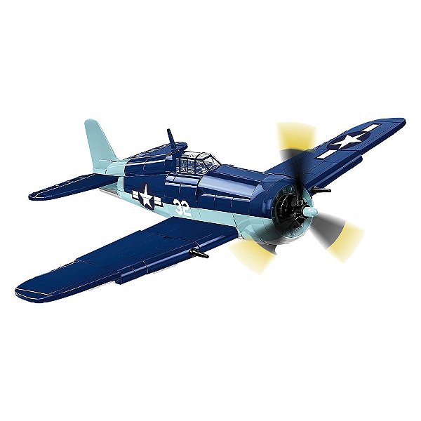 Blocos de Montar COBI Grumman F6F Hellcat 235 Peças Ref 5883 Original Polônia ABS