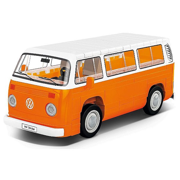 Blocos de Montar COBI VW T2B Bus G 145 Peças Original Polônia ABS Certificado Colecionável Lacrado