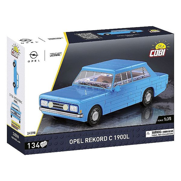 Blocos de Montar COBI Opel C 1900 L 134 Peças Original Polônia ABS Certificado Colecionável Lacrado