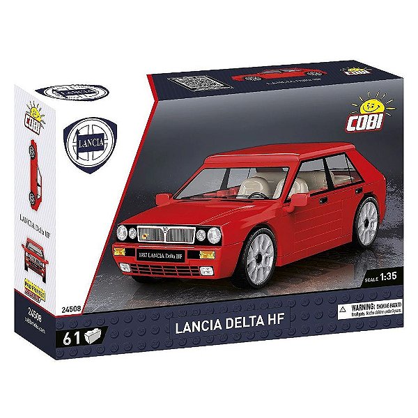 Blocos de Montar COBI Lancia 1987 Delta Hf 61 Peças Ref 24508 Original Polônia ABS