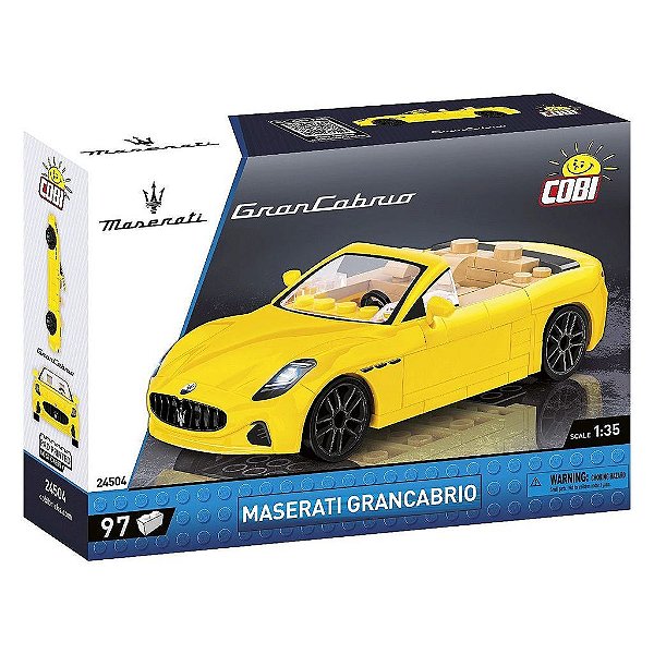 Blocos de Montar COBI Maserati Grancabrio 97 Peças Ref 24504 Original Polônia ABS