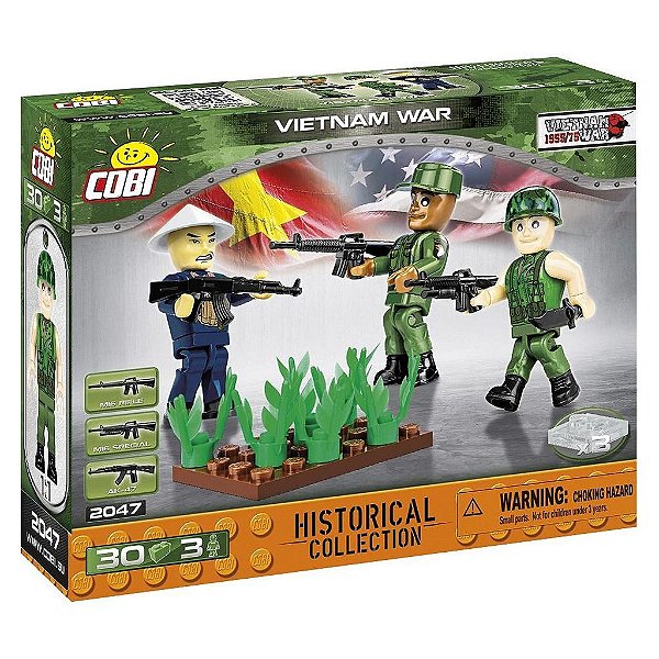 Blocos de Montar COBI Vietnam War 30 Peças Original Polônia ABS Certificado Kit Colecionável Lacrado