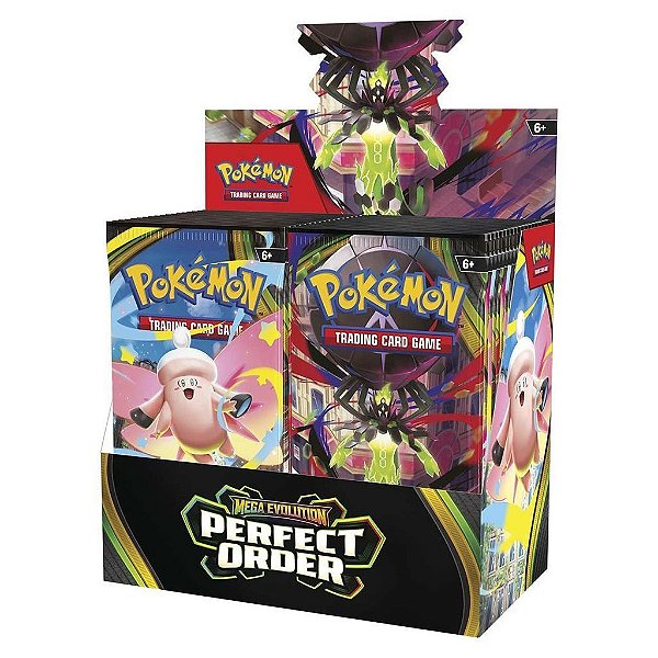Booster Pokémon Mega Evolution Perfect Order Booster C/36packs Original Lacrado Colecionável