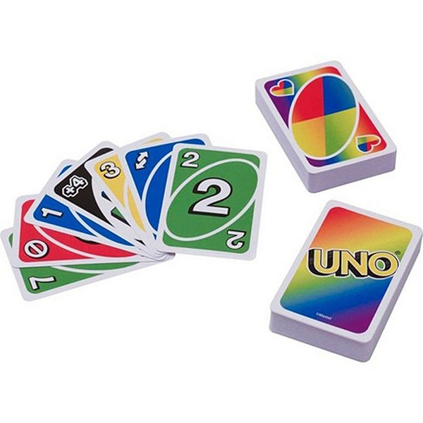 Jogo de Cartas UNO Play with Pride 112 Cartas