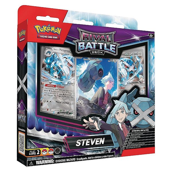 Deck Pokémon Rival Battle Deck Steven Original The Pokémon Company International