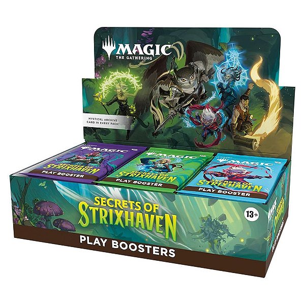 Display de Boosters Magic: The Gathering Secrets of Strixhaven Play Booster Display Original