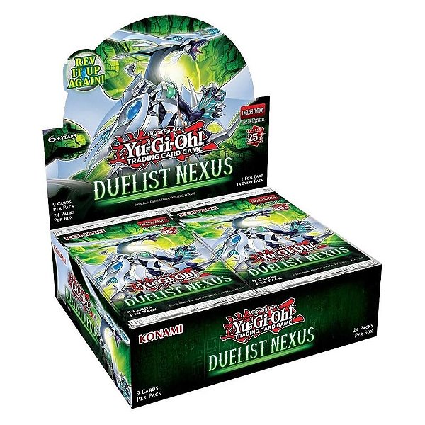 Display de Boosters Yu-Gi-Oh! Duelist Nexus Booster Display com 24 Pacotes Original Konami