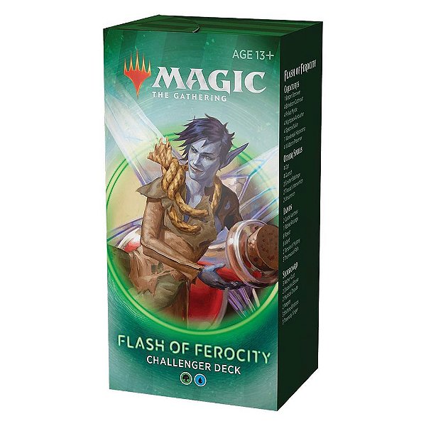 Deck Magic: The Gathering Cavalcade Charge Deck Flash Of Ferocity Original Wizards of the Coast