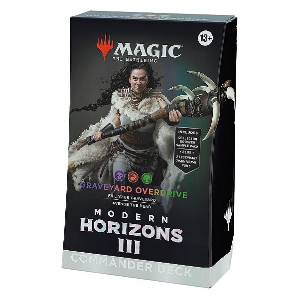 Commander Deck Magic: The Gathering Horizon 3 Commander Decks Graveyard Overdrive Original Lacrado