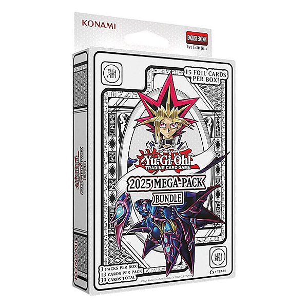 Bundle Yu-Gi-Oh! Mega Pack Bundle Yugi Original Konami Lacrado Colecionável Autêntico