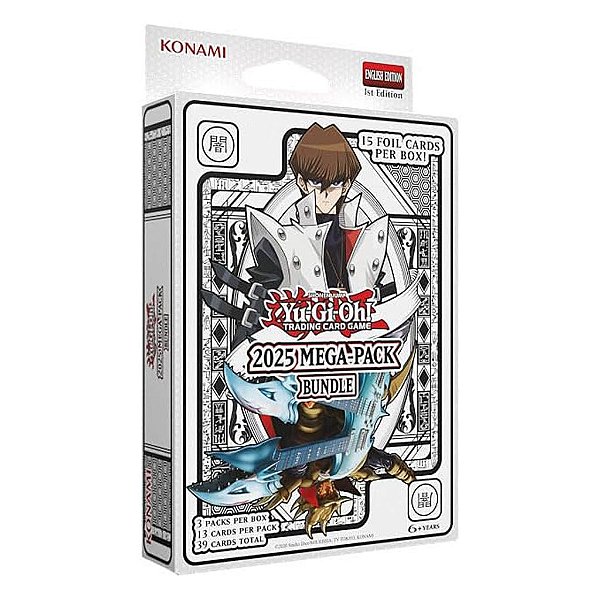 Bundle Yu-Gi-Oh! Mega Pack Bundle Seto Kaiba Original Konami Lacrado Colecionável Autêntico