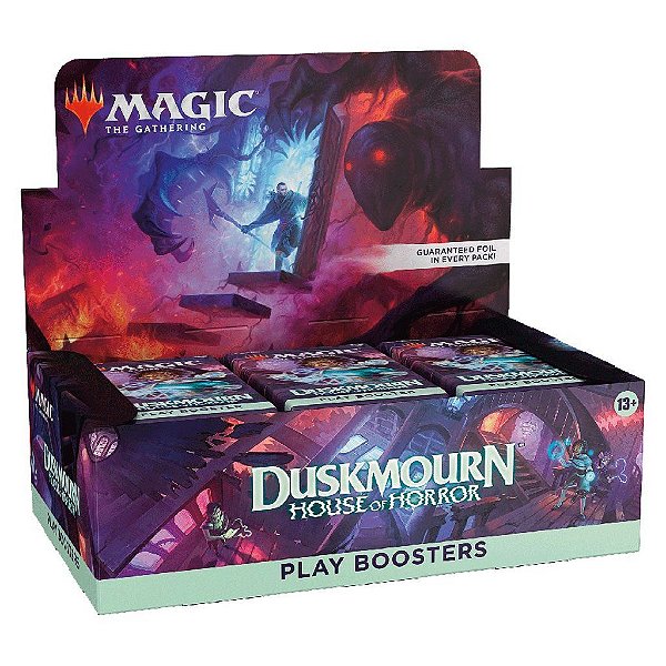 Display de Boosters Magic: The Gathering Duskmourn House Of Horror Play Booster Original