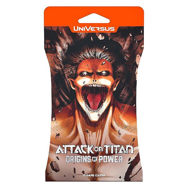 Produto UniVersus Attack On Titan Original UVS Games Lacrado Colecionável Autêntico