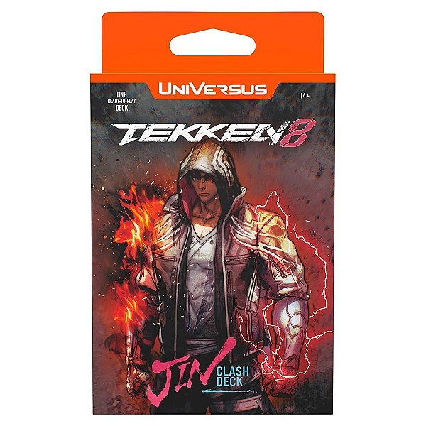 Produto UniVersus Tekken 8 Jin Original UVS Games Lacrado Colecionável Autêntico