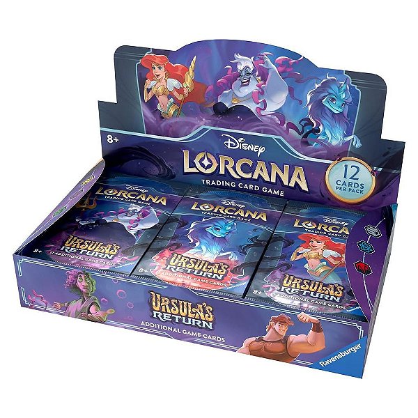 Produto Disney Lorcana Ursula's Return Original Ravensburger Lacrado Colecionável Autêntico
