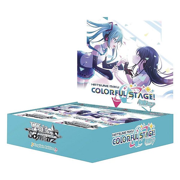 Display de Boosters Weiss Schwarz Hatsune Miku Colorful Stage Booster Original Bushiroad Lacrado