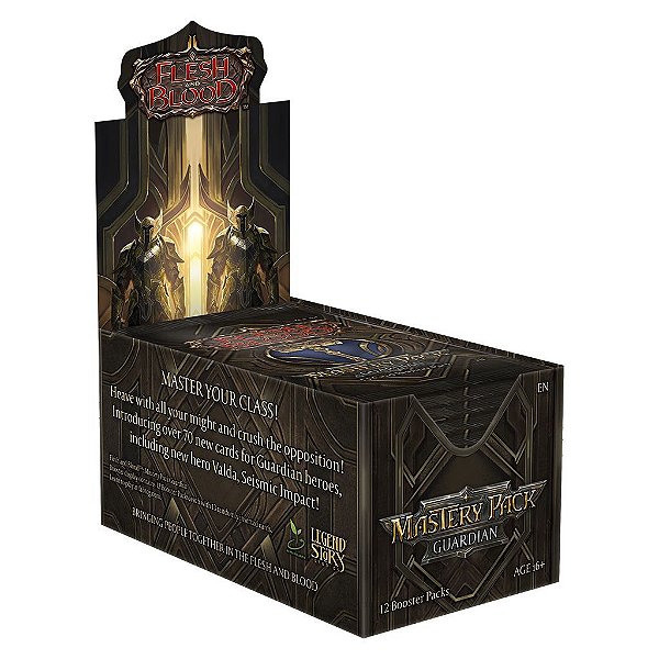 Produto UniVersus Flesh and Blood Mastery Guardian com 12 Pacotes Original UVS Games