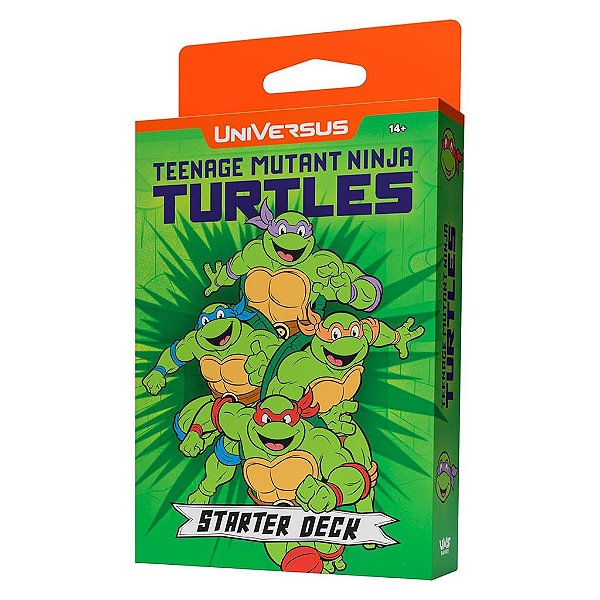 Display de Boosters UniVersus Teenage Mutant Ninja Turtles Starter Deck Display Original UVS Games