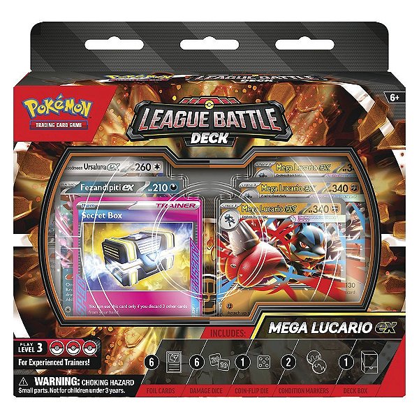 Deck Pokémon Mega Lucario EX League Battle Deck Original The Pokémon Company International