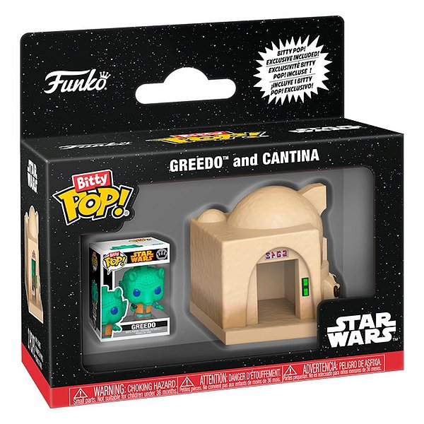 Bitty Pop! Star Wars Greedo And Cantina Original Funko Colecionável Lacrado Autêntico