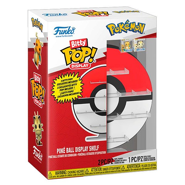 Bitty Pop! Display Pokemon Poke Ball Original Funko Colecionável Lacrado Autêntico