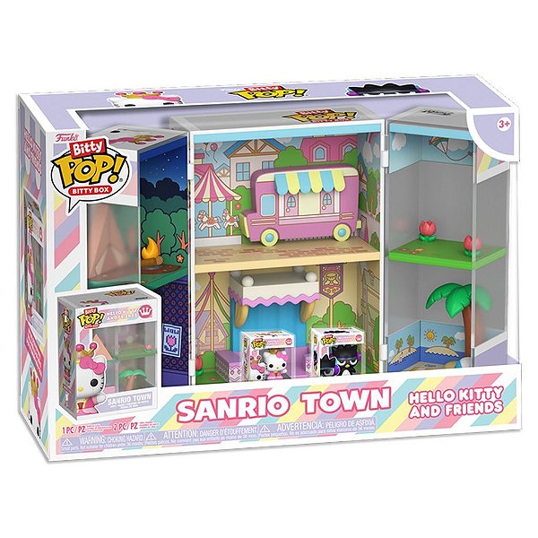 Bitty Pop! Boxes Hello Kitty Sanrio Town Original Funko Colecionável Lacrado Autêntico