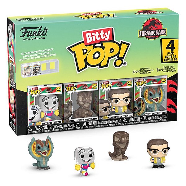 Bitty Pop! Jurassic Jurassic Park Mr.dna Original Funko Colecionável Lacrado Autêntico