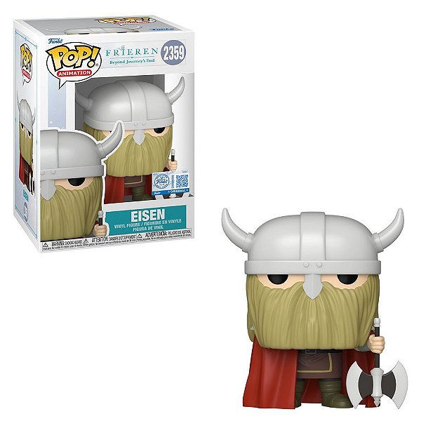 Pop! Frieren Beyond Journey's End Eisen #2359 Original Funko Colecionável Autêntico