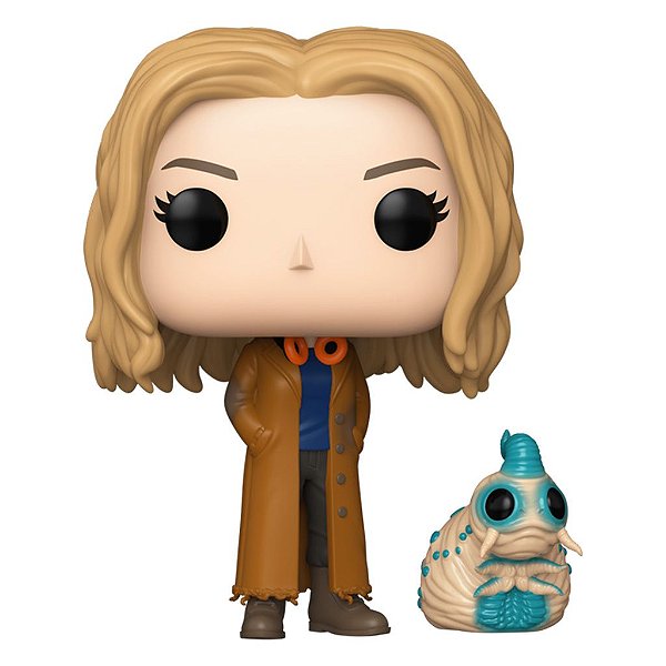 Pop! Heroes DC Movie Supergirl Kara Zor-el com Cedric #634 Original Funko Colecionável Autêntico