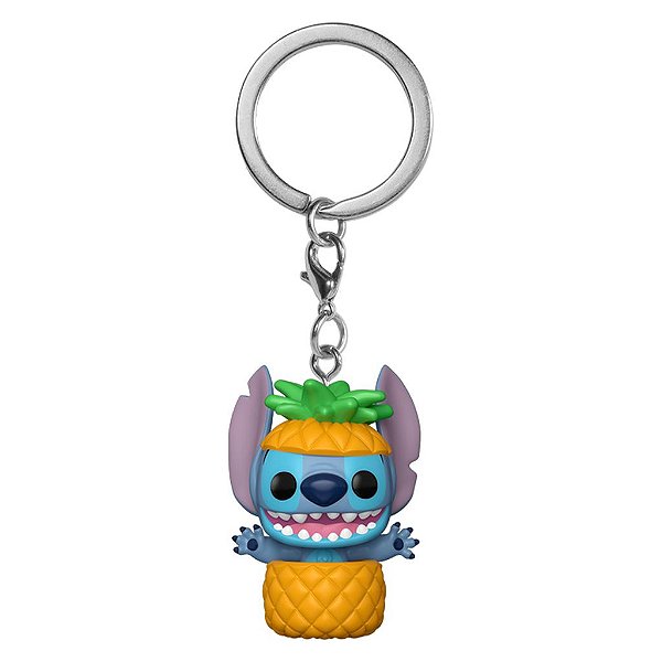 Pop! Keychain Disney Lilo Stitch In Pineapple Original Funko Colecionável Autêntico