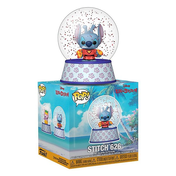 Funko Minis Snow Disney Stitch 626 Original Funko Colecionável Lacrado Autêntico