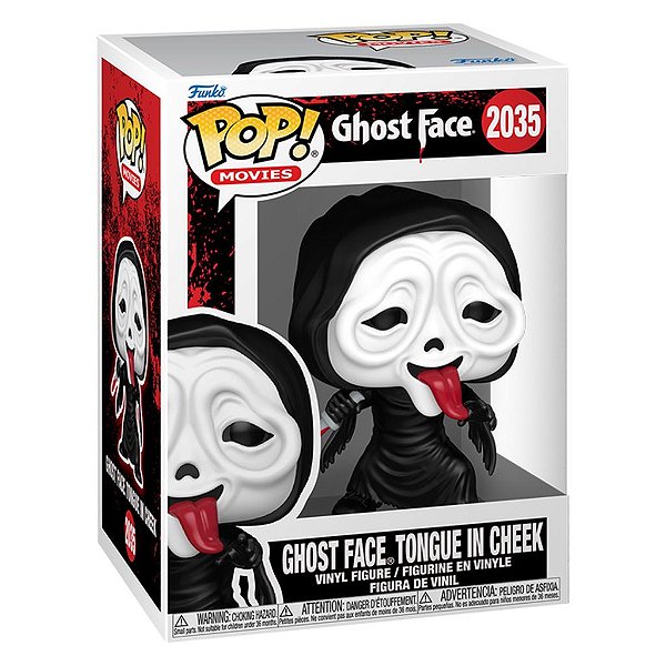 Pop! Ghost Face Tongue In Cheek #2035 Produto Original Funko Lacrado Colecionável Autêntico de Vinil