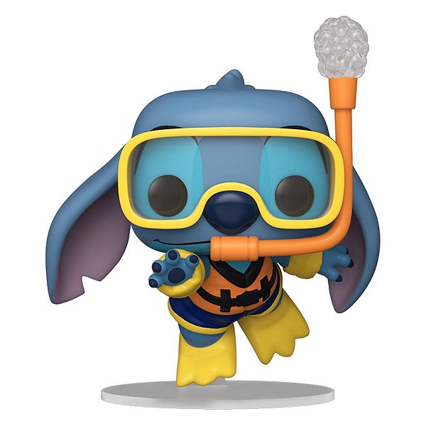 Pop! Disney Lilo Stitch Snorkeling Stitch #1742 Original Funko Colecionável Autêntico