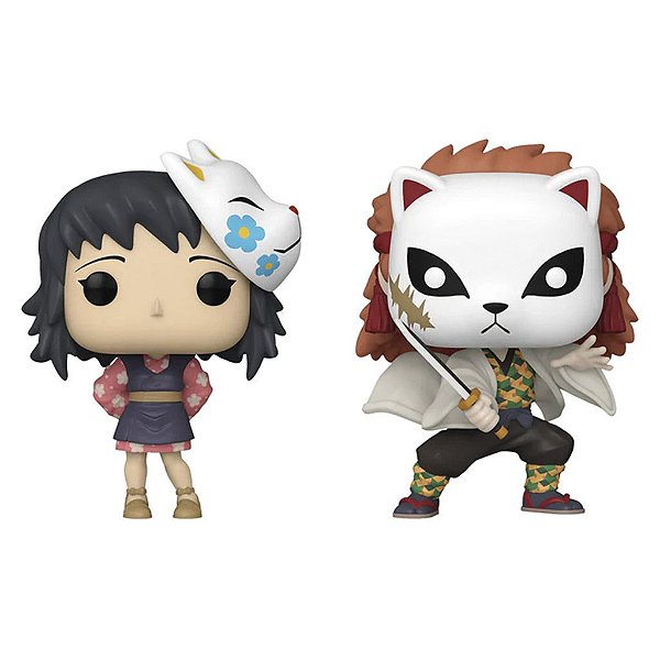 Pop! Demon Slayer Makomo & Sabito Produto Original Funko Lacrado Colecionável Autêntico de Vinil