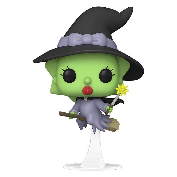 Pop! The Simpsons Tree House of Horror Witch Maggie Glow #1265 Original Funko Colecionável Autêntico