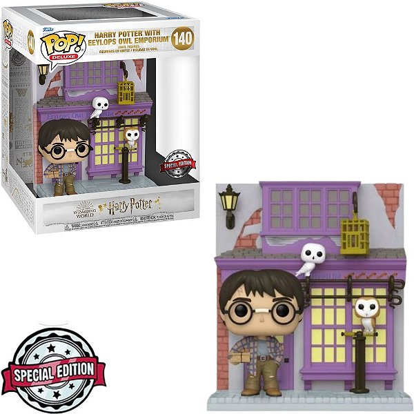 Pop! Harry Potter Eeylops Owl Emporium #140 Original Funko Colecionável Autêntico