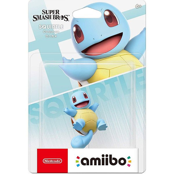 Figura amiibo Amiibo Super Smash Bros Pokemon Squirtle Figura Colecionável Original Lacrada