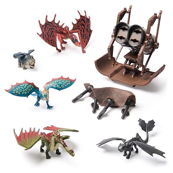 Figura Spin Master How to Train Your Dragon Dragon Catcher Set Figura Colecionável Original Lacrada