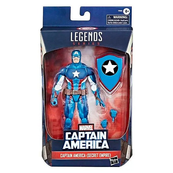 Action Figure Hasbro Marvel Legends Captain America Secret Empire Colecionável